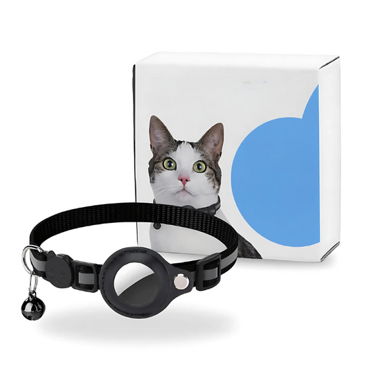 PawTrack™ | GPS-Haustier-Tracker mit reflektierendem Nylonhalsband