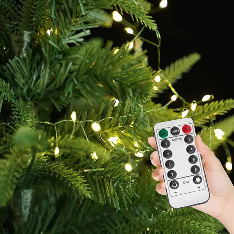 Ignisia™ | LED-Feuerwerks-Lichterkette mit Fernbedienung für Innen und Außen