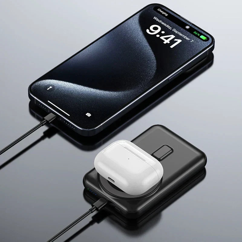 SolarVolt™ | 20.000-mAh-Powerbank mit Solarpanel und kabellosem Laden