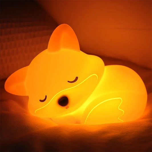 LumiFuchs™ | Niedliches Silikon-Nachtlicht in Fuchsform mit Timer