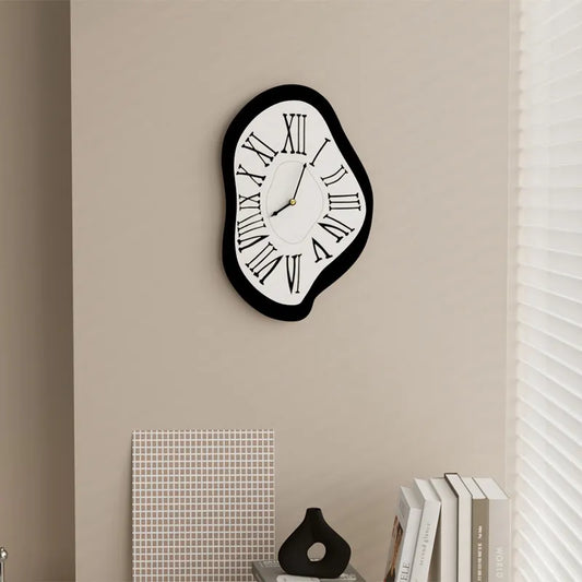 QuietRoman™ | Geräuschlose Wanduhr mit römischen Ziffern – Modernes Acryl-Design