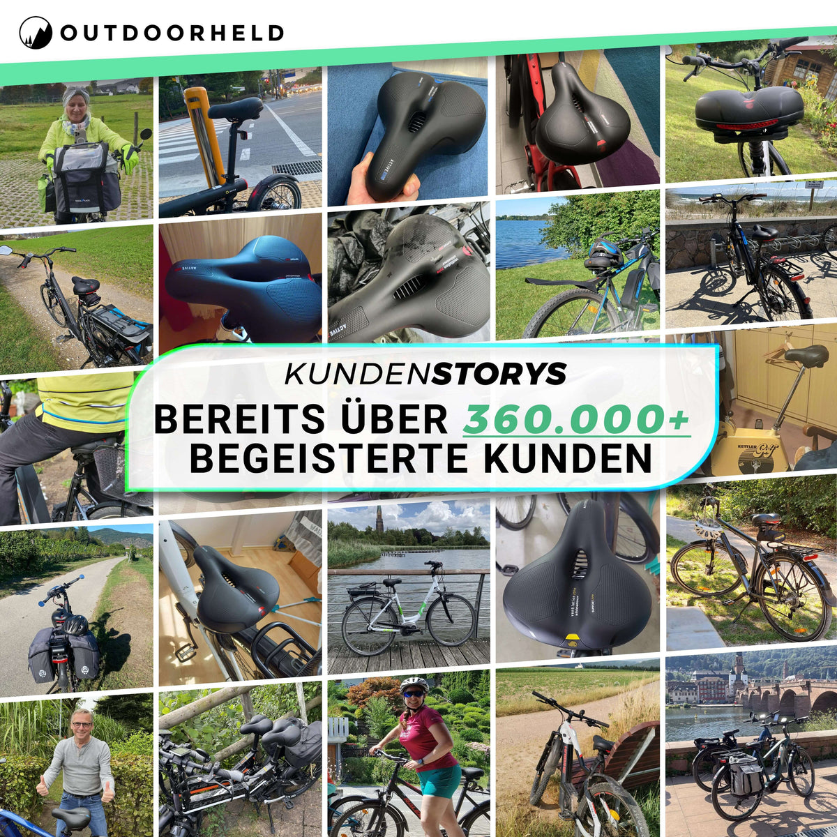 RideCushion™ | Ergonomischer Fahrradsattel mit Gel-Polsterung für mehr Komfort